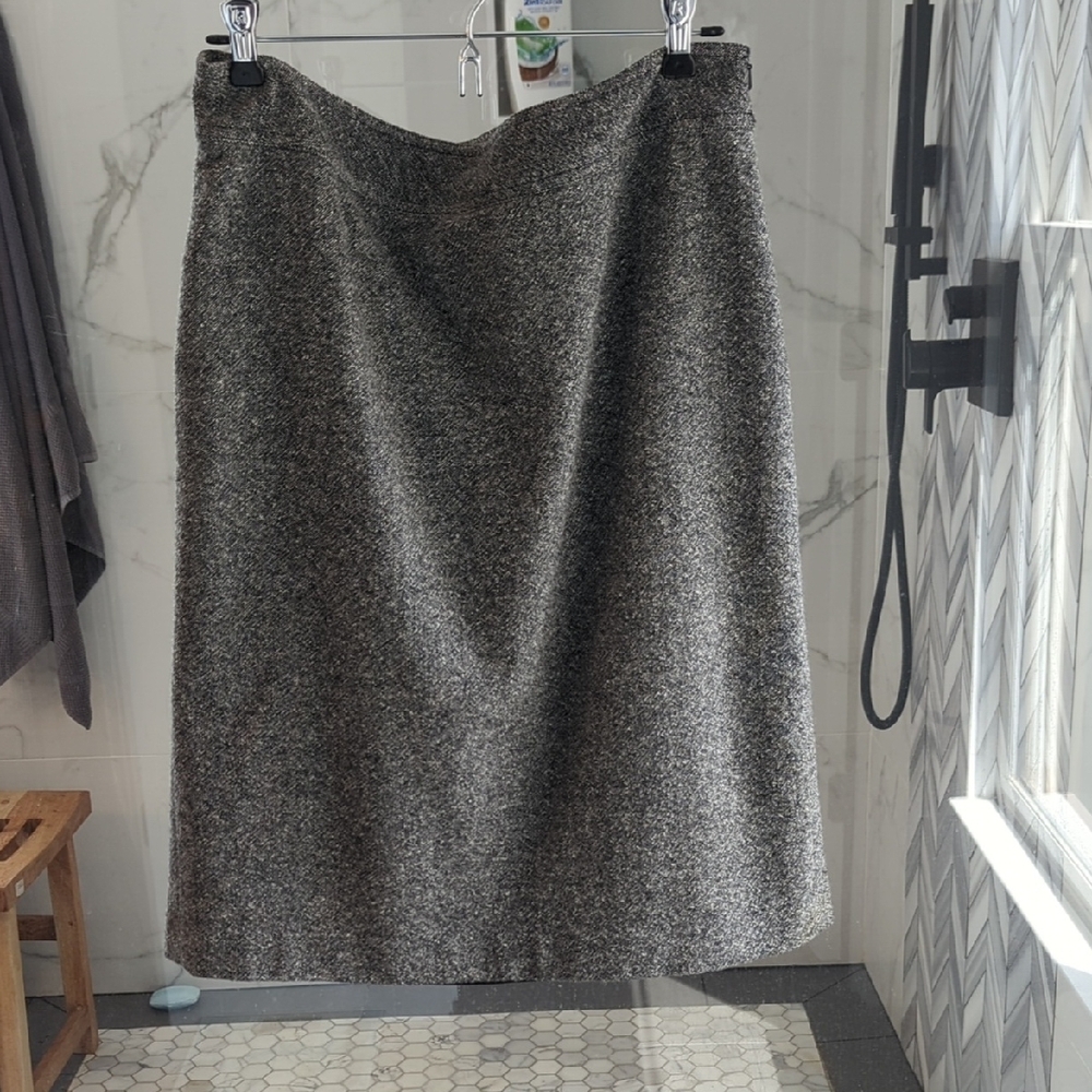 GAP Gray Pencil Midi Skirt for Work